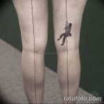 egyszerű vonal tetoválás 6