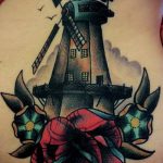 864 -es tetováló malom - a minta egyedi változata, amely jól használható változtatásra és tetoválómalomként való alkalmazásra