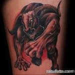 zdjęcie tatuaż minotaur 01.02.2019 №089 - przykład rysowania tatuażu z minotaurem -