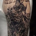 Fotó a tetoválásrajzról Monk 2018.11.21. №034 - Szerzetes tetoválás fotó -