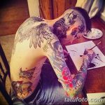 снимка на татуировка на тила от 01/08/2018 №047 - татуировка на тила -