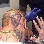 снимка на татуировка на тила от 01/08/2018 №057 - татуировка на тила -