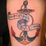 tetovaža tata №608 - ekskluzivna verzija slike, koja se može dobro koristiti za reviziju i primjenu kao tata tetovaža