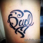 tetovaža tata broj 74 - cool verzija slike, koja se može lako koristiti za izmjenu i primjenu kao tata tetovaža