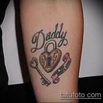 tata tetovaža # 516 - jedinstvena verzija uzorka koji se može uspješno koristiti za preobrazbu i primjenu poput tetovaže tata i mama