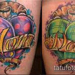 tata tata tetovaža broj 32 - cool verzija slike, koja se lako može koristiti za obradu i primjenu kao tata i kći za tetoviranje