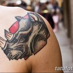 fotó egy orrszarvú tetoválásról, kelte: 2017. 09. 29, 008 - orrszarvú tetoválás -