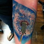 Fényképes példa egy pitypang tetoválás rajzára, 2018.10.02. №034 - Pitypang tetoválás -