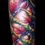 organikus tetoválás # 548 - a minta hűvös változata, amely könnyen használható revízióhoz és szerves anyagok felhelyezéséhez a lábakon tetoválásként