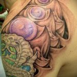 szerves tetoválás # 701 - a minta méltó változata, amely jól használható az organikus anyagok átalakítására és alkalmazására tetoválásként az alkaron