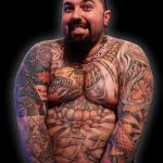 organikus tetoválás 136. szám - a minta exkluzív változata, amely könnyen használható a nyak szerves tetoválásaként történő feldolgozására és felhordására