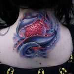 szerves tetoválás # 944 - a minta exkluzív változata, amely könnyen felhasználható átalakításra és szerves tetoválásként a vállra