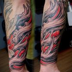 szerves tetoválás # 550 a minta klassz változata, amely könnyen használható organikus anyagok feldolgozására és felhelyezésére a lábakon tetoválásként