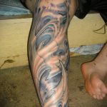 szerves tetoválás # 150 - a minta méltó változata, amely könnyen használható organikus lótusz tetoválásként történő feldolgozására és alkalmazására