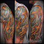 organikus tetoválás №97 - a minta exkluzív változata, amely sikeresen használható organikus tetoválásként történő átalakításra és alkalmazásra