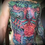 szerves tetoválás # 522 - a minta egyedi változata, amely sikeresen használható az organikus anyagok átalakítására és alkalmazására tetoválás stílusként