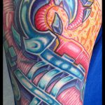 szerves tetoválás №199 - a minta egyedi változata, amely jól használható felülvizsgálatra és alkalmazásra, mint tetováló stílus organikus