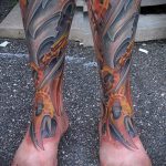 375. számú organikus tetoválás - a minta egyedi változata, amely jól használható a nyak szerves tetoválásaként történő megváltoztatására és alkalmazására