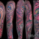 111. számú organikus tetoválás - a minta hűvös változata, amely jól használható az organikus anyagok átalakítására és felhelyezésére tetoválásként a karon