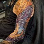 szerves tetoválás # 834 a minta hűvös változata, amely sikeresen használható az organikus anyagok feldolgozására és alkalmazására tetoválásként az alkaron