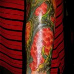 organikus tetoválás # 513 - a minta egyedi változata, amely könnyen felhasználható az organikus anyagok átalakítására és alkalmazására tetováló stílusként