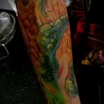 Az organikus tetoválás # 955 a minta klassz változata, amely jól használható az organikus anyagok átalakítására és alkalmazására tetováló stílusként