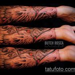 szerves tetoválás 59. szám - a minta érdekes változata, amely jól használható változtatásra és alkalmazásra szerves tetoválásként a karon