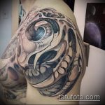 szerves tetoválás # 506 - a minta hűvös változata, amely sikeresen használható átalakításra és tetoválás szerves szerelésre