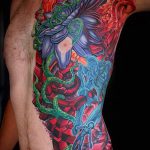 szerves tetoválás # 242 - a minta hűvös változata, amely könnyen használható felülvizsgálatra és szerves anyagok alkalmazására tetoválásként az alkaron