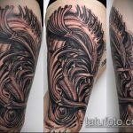 organikus tetoválás # 606 - a minta hűvös változata, amely jól használható a szerves anyagok véglegesítésére és felhelyezésére a lábán tetoválásként