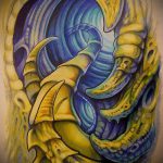 organikus tetoválás 114. sz. - a minta exkluzív változata, amely sikeresen használható a szerves anyagok megváltoztatására és a lábak tetoválására