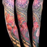 szerves tetoválás 907. sz. - a minta exkluzív változata, amely könnyen használható revízióhoz és szerves tetováláshoz a nyakon