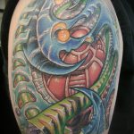 szerves tetoválás # 676 - a minta exkluzív változata, amely sikeresen használható felülvizsgálatra és alkalmazásra szerves tetoválásként a nyakon