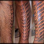 organikus tetoválás # 520 - a minta exkluzív változata, amely jól használható szerves anyagok megváltoztatására és felhelyezésére a lábakon tetoválásként