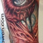 Az organikus tetoválás # 833 a minta érdekes változata, amely jól használható az organikus anyagok átalakítására és alkalmazására tetováló stílusként