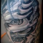 organikus tetoválás # 570 - a minta egyedi változata, amely jól használható felülvizsgálatra és alkalmazásra, mint organikus tetoválás lányoknak