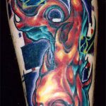 organikus tetoválás # 382 - a minta hűvös változata, amely könnyen használható a szerves anyagok megváltoztatására és tetoválásként történő alkalmazására a lábakon