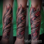 organikus tetoválás # 251 - a minta egyedi változata, amely sikeresen használható a vállon lévő szerves tetoválás feldolgozásához és alkalmazásához