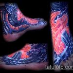 organikus tetoválás # 321 - a minta egyedi változata, amely jól használható a szerves tetoválás stílusának feldolgozására és alkalmazására