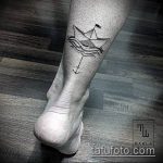 origami 80 -as tetoválás - a rajz hűvös változata, amely jól használható origami toll tetoválásként történő feldolgozásra és alkalmazásra