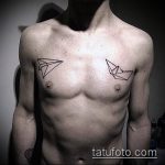 origami tetoválás №668 - a rajz méltó változata, amely könnyen használható origami darutetoválásként történő feldolgozásra és alkalmazásra