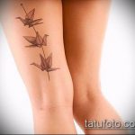 origami tetoválás száma 612 - a rajz érdekes változata, amely sikeresen használható felülvizsgálatra és tetoválásként történő alkalmazásra origami stílusban