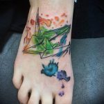 origami tetoválás száma 83 - a minta egyedi változata, amely könnyen használható változtatásra és alkalmazásra tetováló origamiként