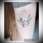 origami tetoválás száma 544 - a minta exkluzív változata, amely könnyen használható felülvizsgálatra és alkalmazásra origami papír tetoválásként