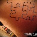 415 -ös számú tetováló puzzle - a minta hűvös változata, amely sikeresen használható a nyakon lévő tetováló rejtvények átalakítására és alkalmazására