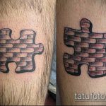 tetováló puzzle №330 - a minta méltó változata, amely könnyen használható a puzzle tetoválás madárfa feldolgozásához és alkalmazásához