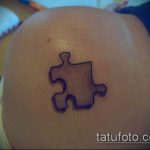 442 -es tetováló puzzle - a minta klassz változata, amely jól használható felülvizsgálatra és alkalmazásra tetováló puzzle -ként