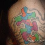 355 -ös számú tetováló puzzle - a minta érdekes változata, amely könnyen használható változtatásra és szívrejtvényként való alkalmazásra