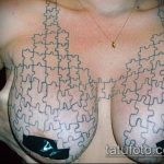 622 -es számú tetováló puzzle - a minta egyedi változata, amely sikeresen használható a csuklón lévő puzzle -tetoválás feldolgozásához és alkalmazásához