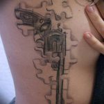756 -os tetováló puzzle - a minta hűvös változata, amely jól használható a felülvizsgálathoz és a tetováláshoz a nyakon